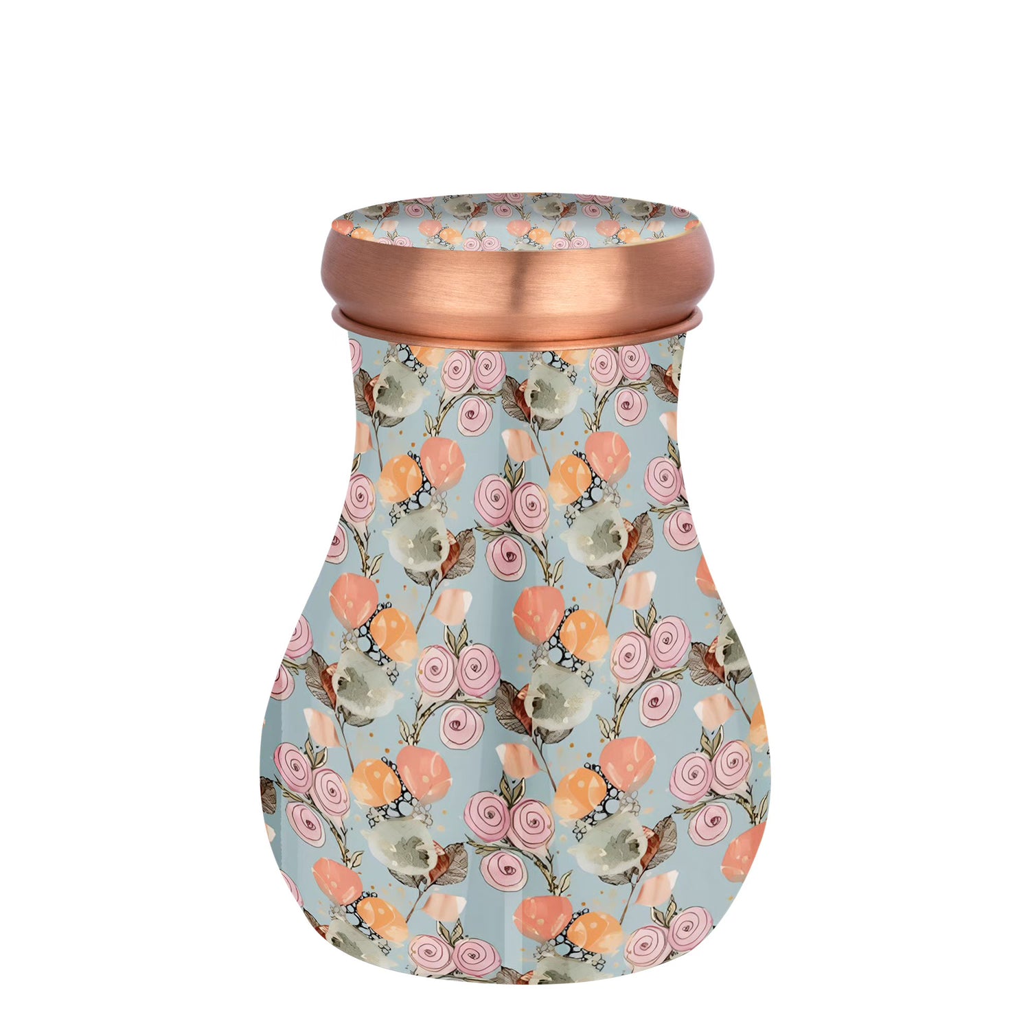 Pipal Rajwadi Designer Copper Carafe