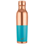 pipal yoga copper bottle with half colour half copper