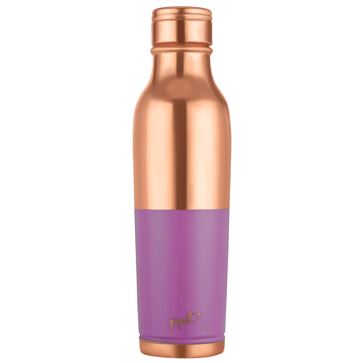 pipal yoga copper bottle with half colour half copper