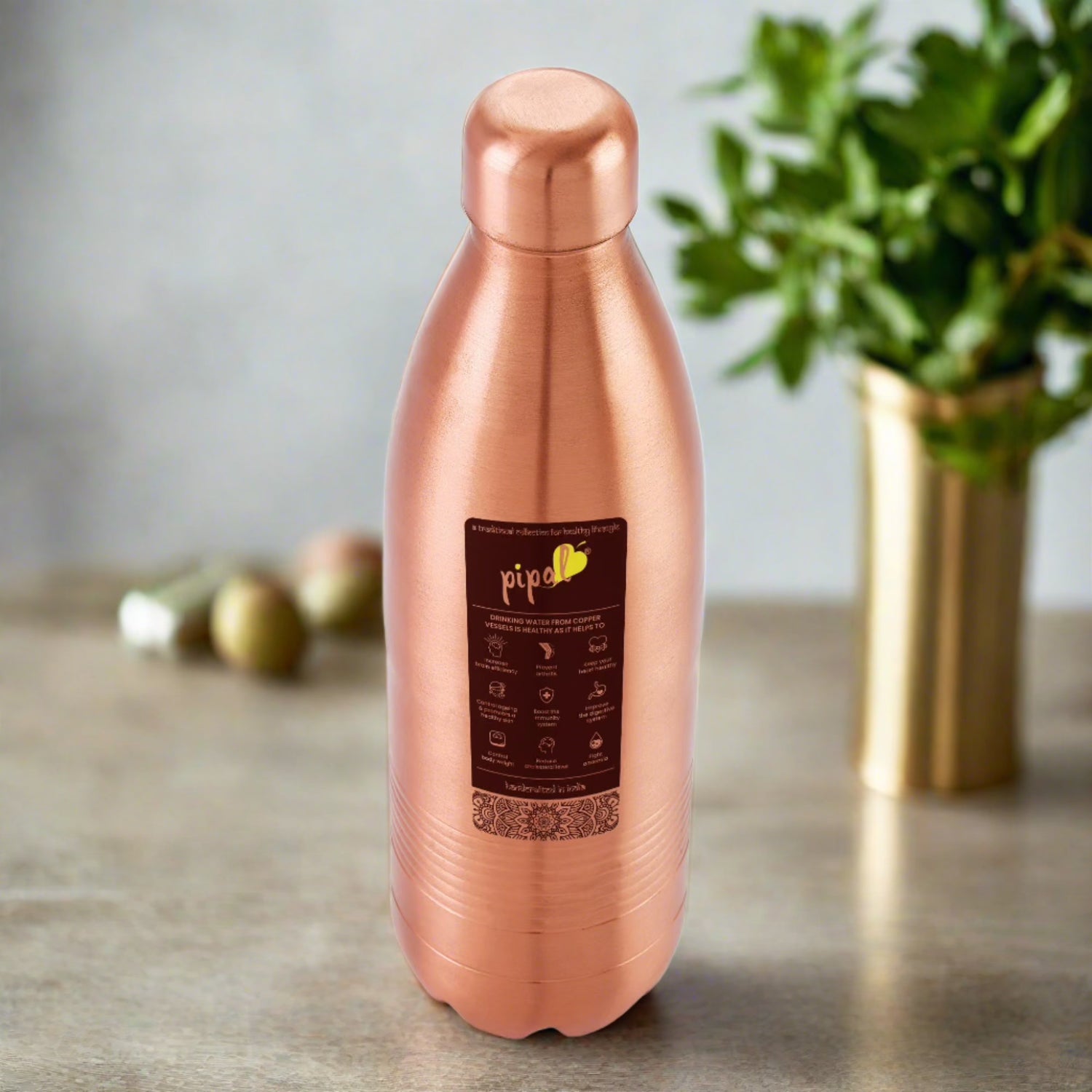 Pipal Atlas Copper Bottle