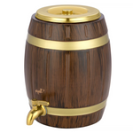 Pipal Barrel Rose Wood Textured Copper Matka