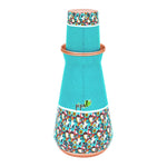 Pipal Kumbh Printed Copper Carafe