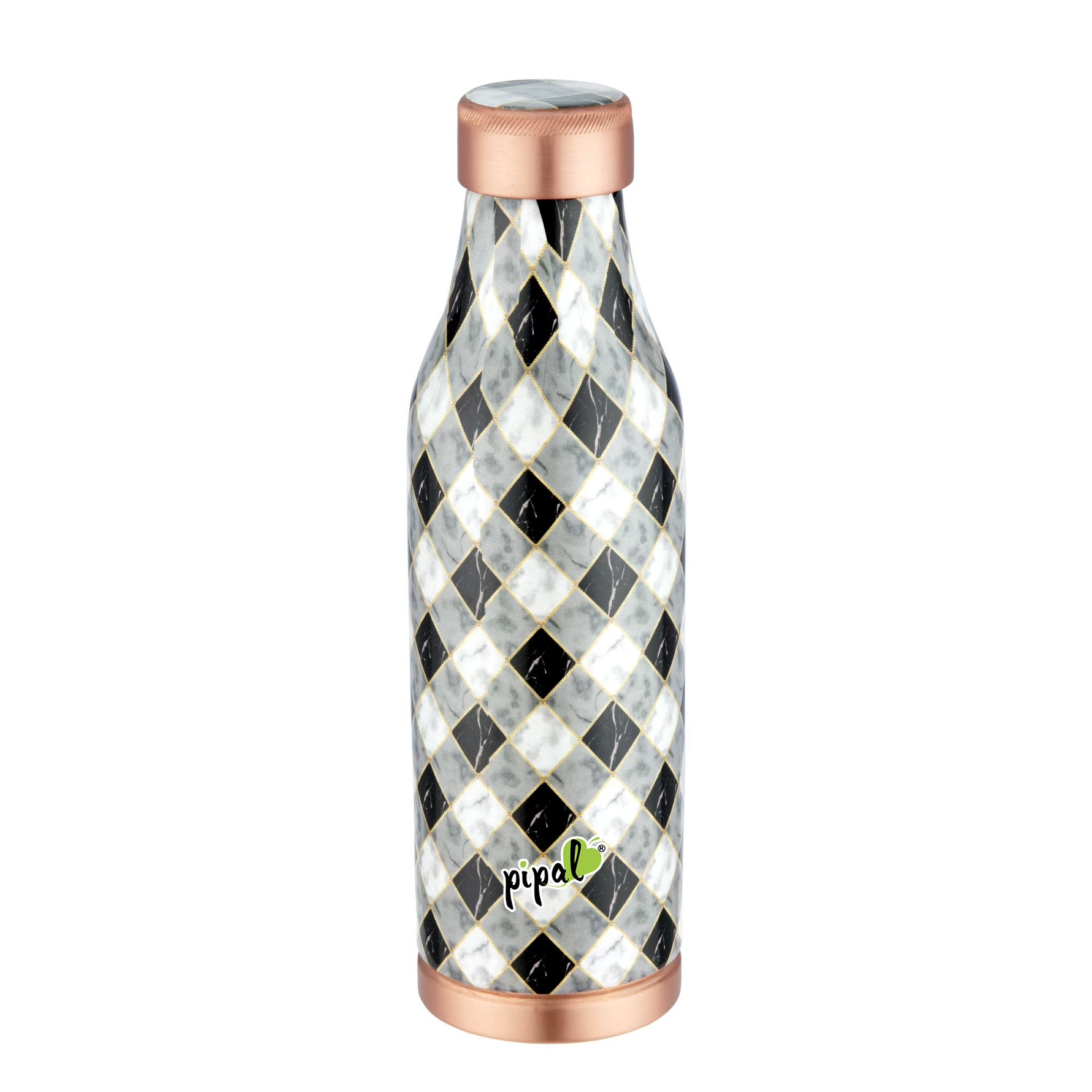 pipal mist copper bottle printed marble #mistgranite