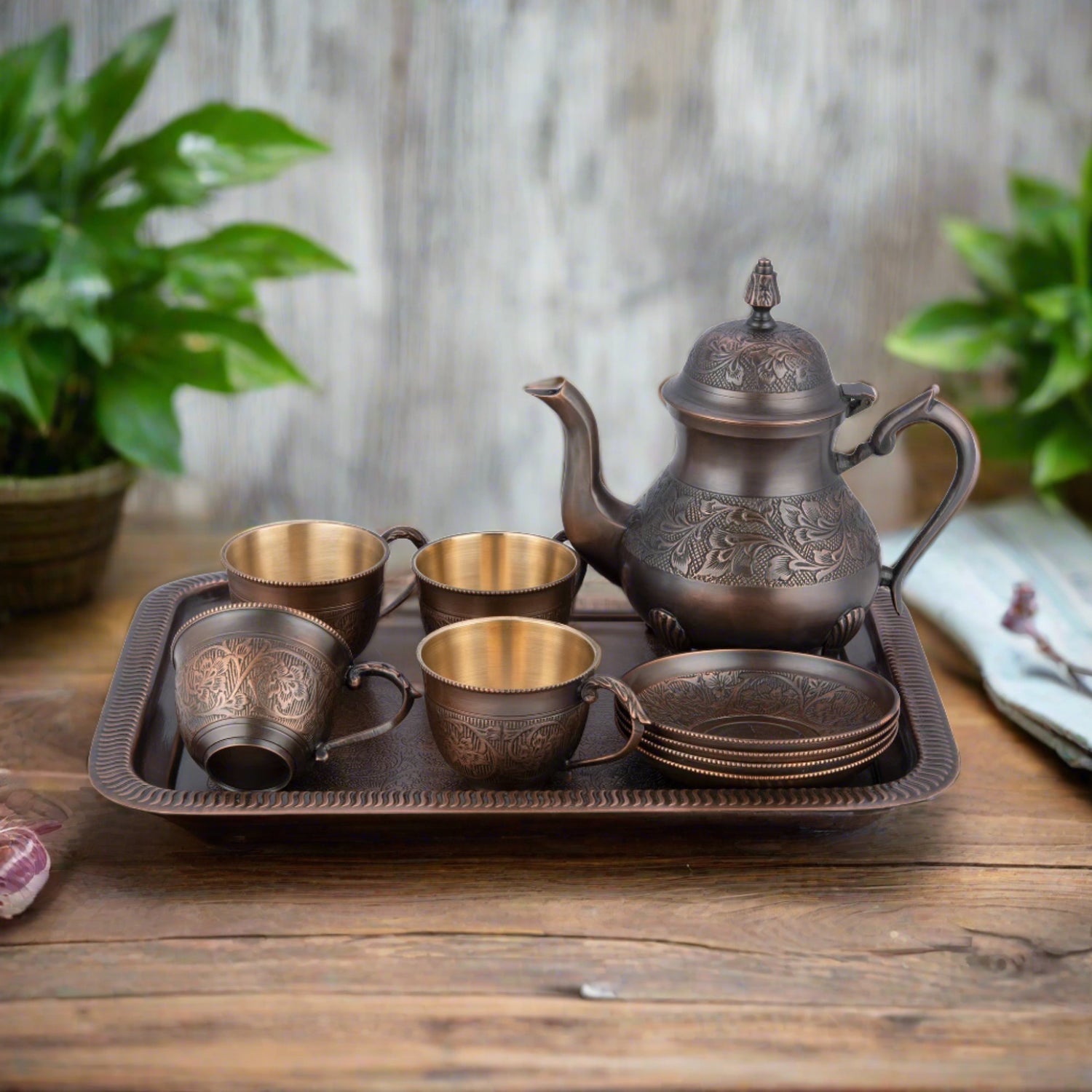 Pipal Vintage 10pcs Tea Set
