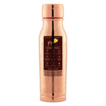 pipal yoga copper bottle with carving on it