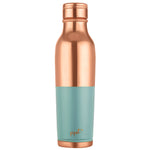 pipal yoga copper bottle with half colour half copper 