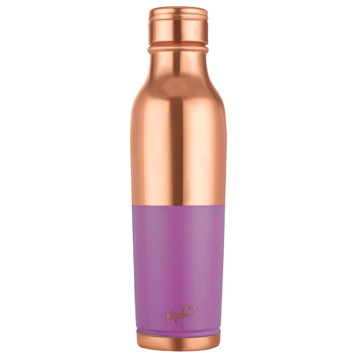 pipal yoga copper bottle with half colour half copper 