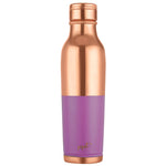 pipal yoga copper bottle with half colour half copper 