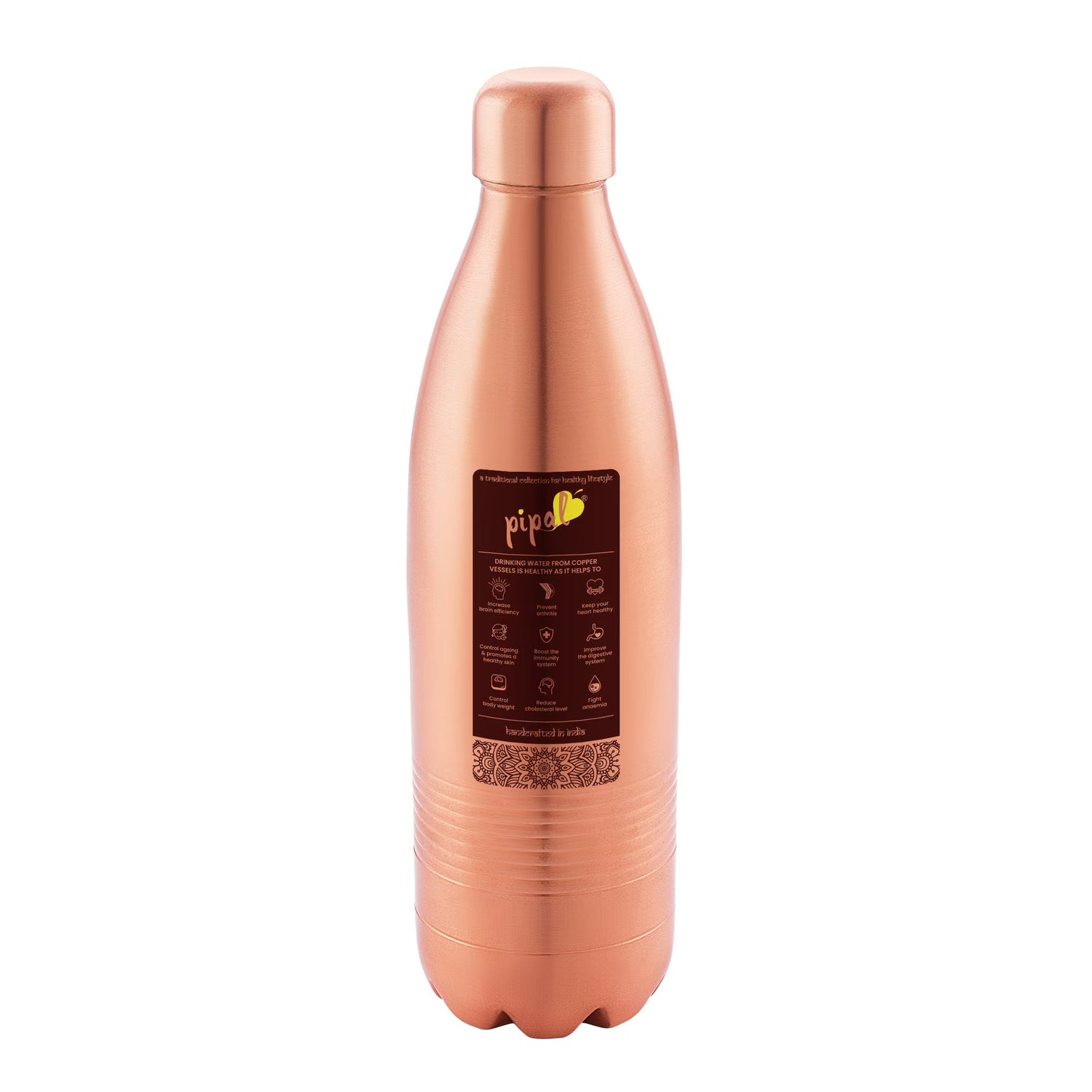 sturdy and tough copper water bottle 