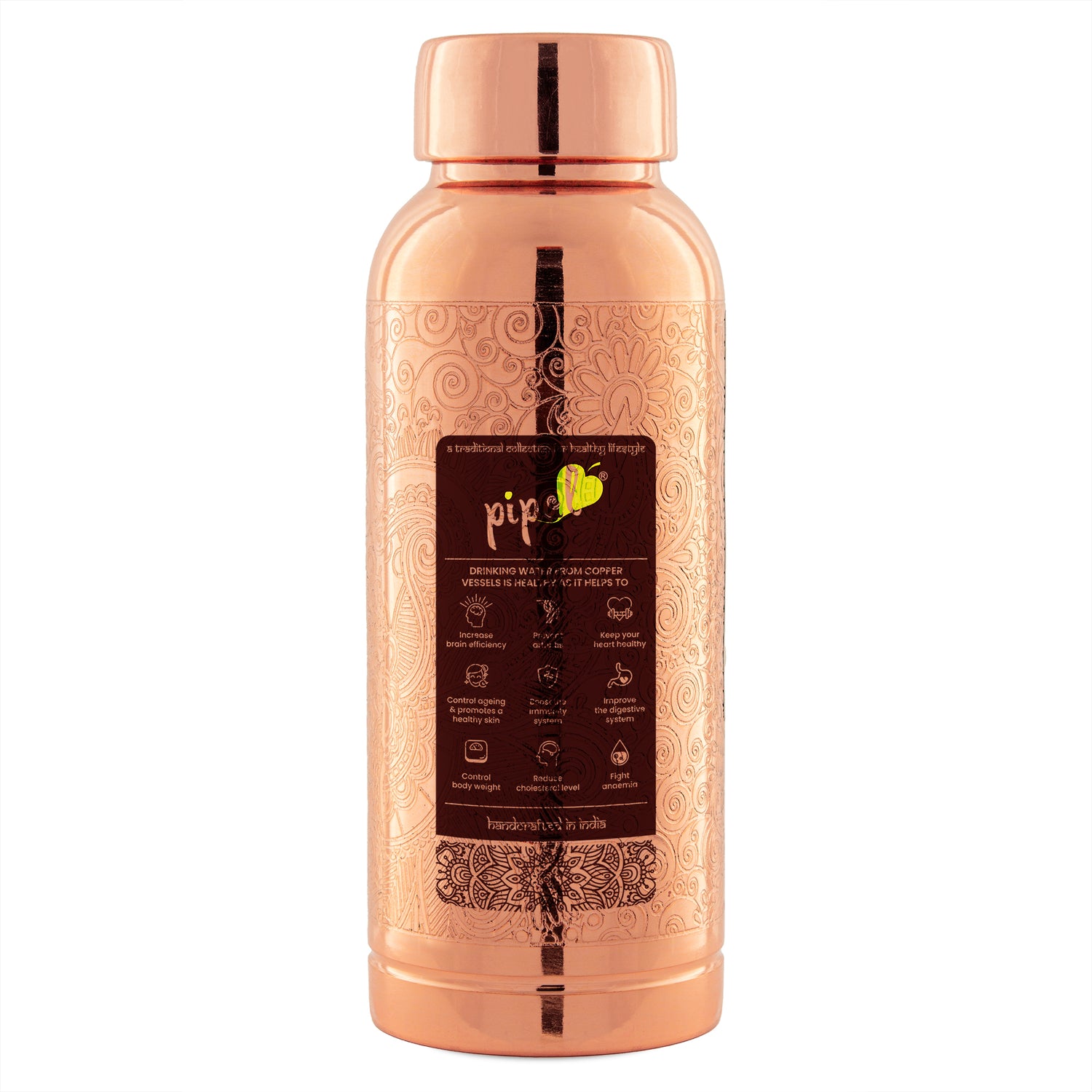 Pipal Caliber Copper Water Bottle
