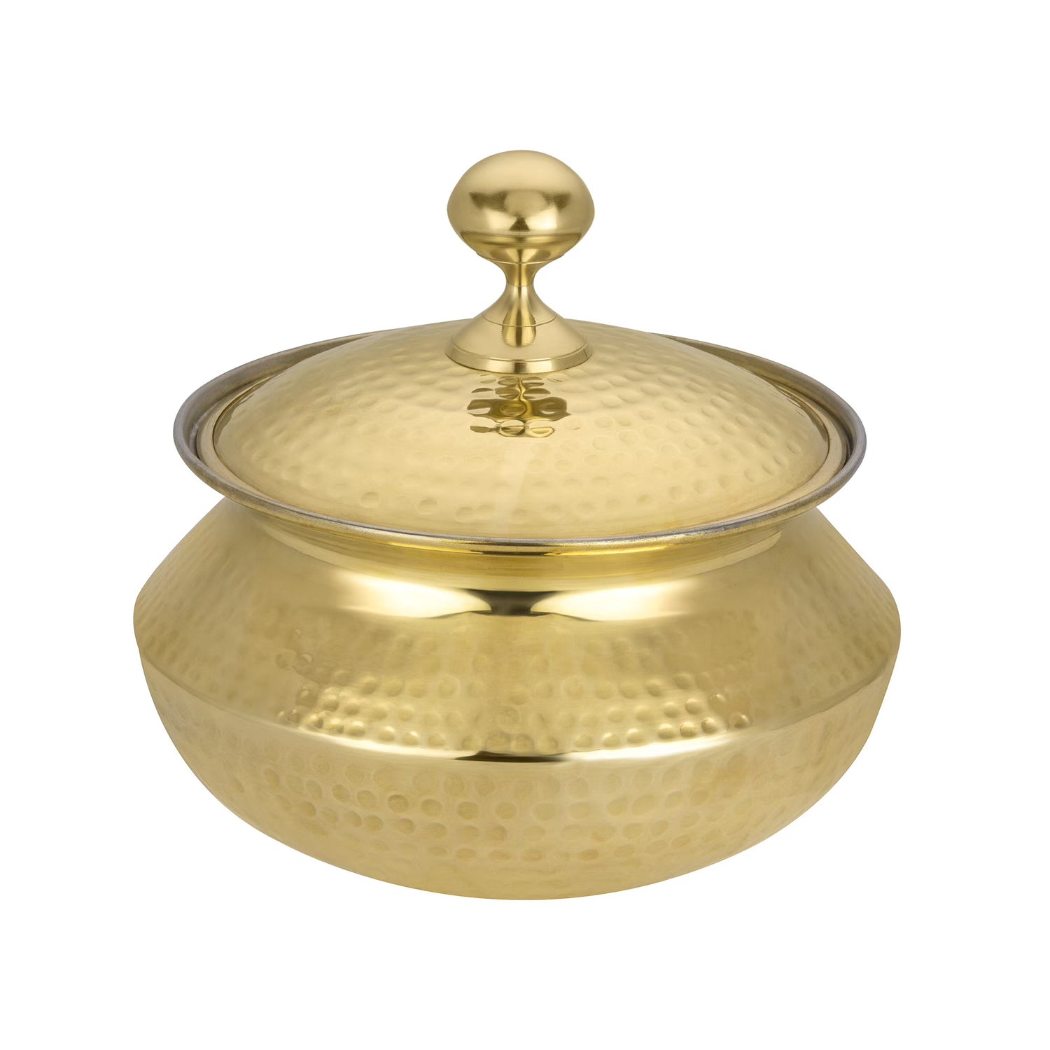 Pipal Glitter Brass Cooking Handi