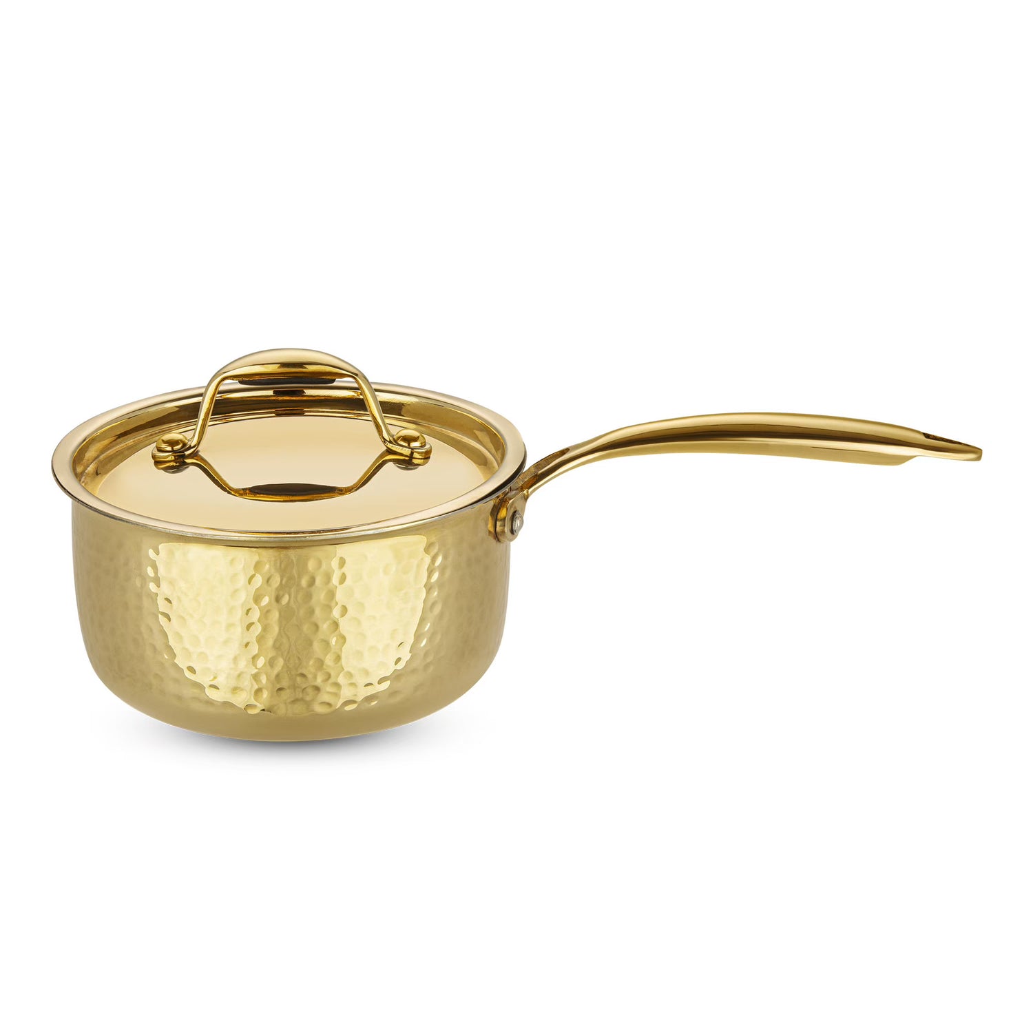 Pipal Glitter Brass Cooking Sauce Pan