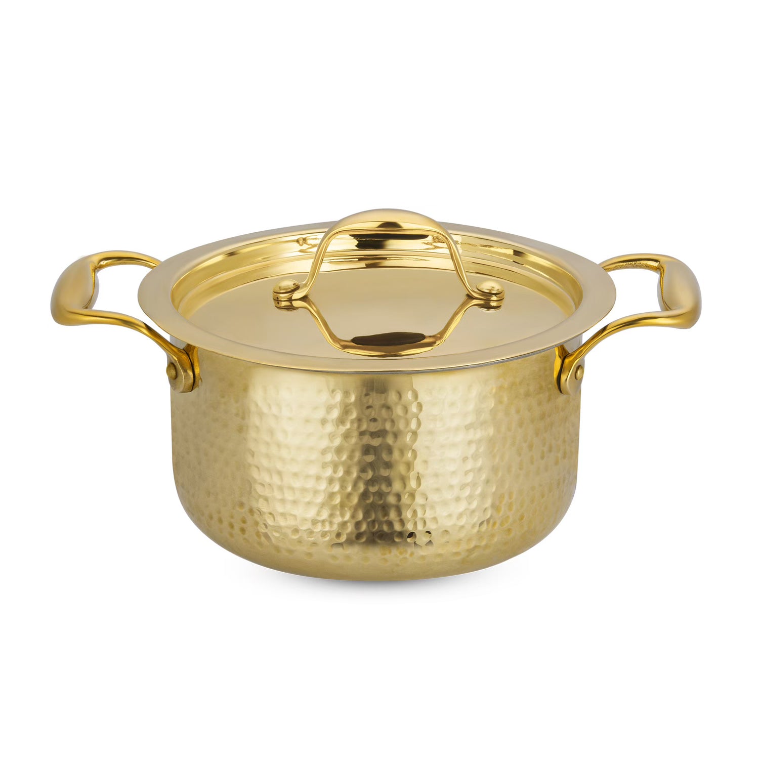 Pipal Glitter Brass Cooking Tope