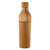Wooden water bottle with a visible brand logo on a white background