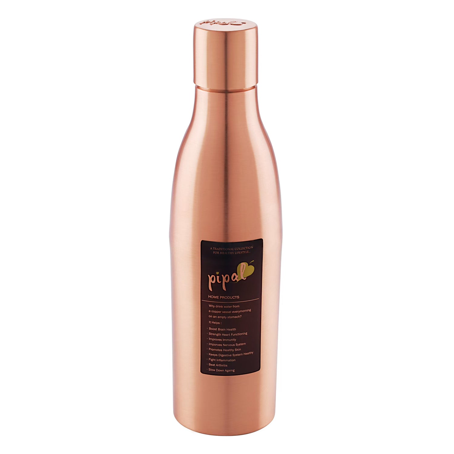 healthy pure copper water bottle 