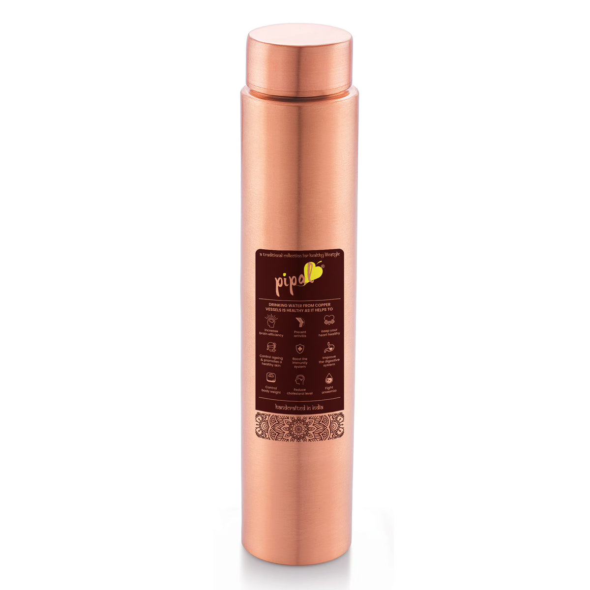 pipal thin copper bottle 700ml 