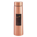 Pipal Valley 900ml copper bottle with smooth matte finish and cylindrical shape
