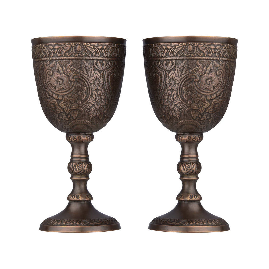Pipal Vintage Amrit Goblet 2pcs Set