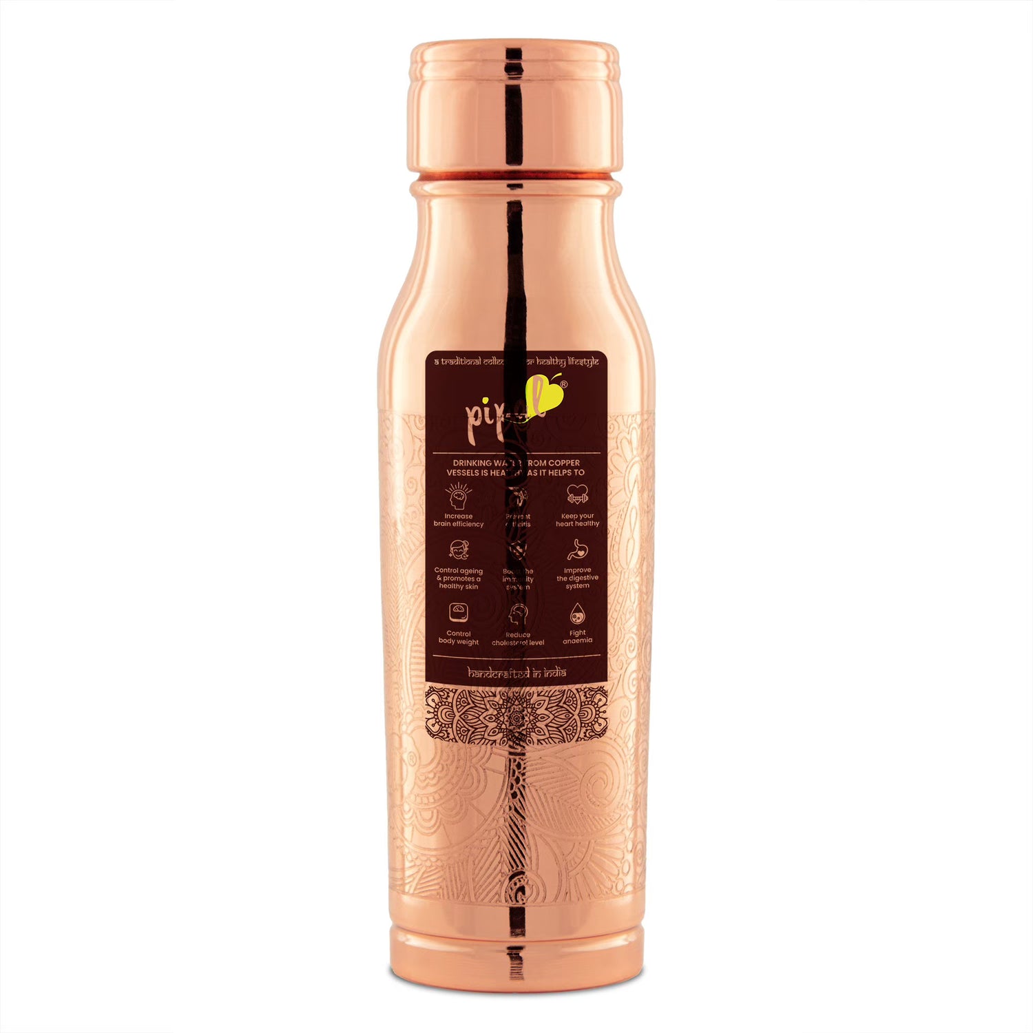 Pipal Yoga Copper Bottle